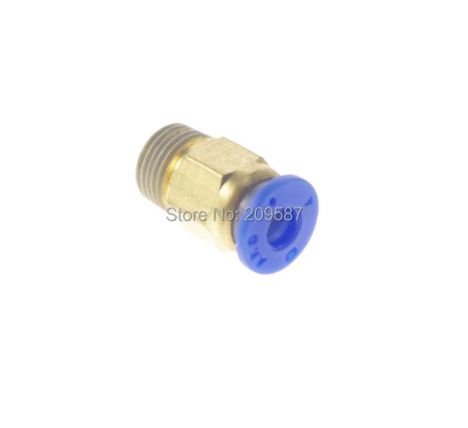 

25pcs 6mm to 1/4" Pneumatic Connectors male straight one-touch fittings