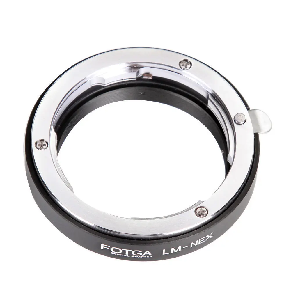 FOTGA LM-NEX Adapter Ring for Leica M Lens to Sony E Mount A7III A9 A7R A6000 A3000 NEX-7 6 5 3 5N 3VG10E VG20E