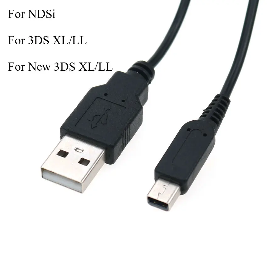 YuXi USB Port Sync Charge Charing USB Power Cable Cord Line Charger for Nintendo DS-i  For 3DS XL For New 3DS LL