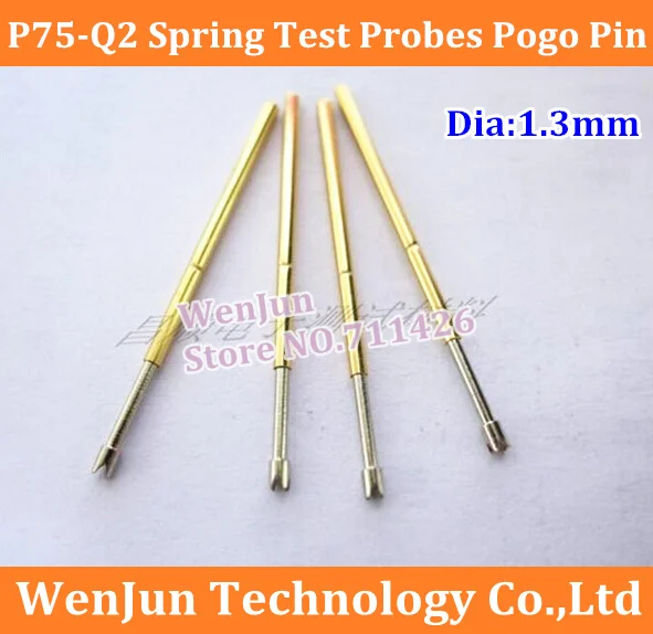 

NEW P75-Q2(#1) Four claw head Test needle Dia 1.3mm Spring Test Probes Pogo Pin Length 200PCS Free Shipping