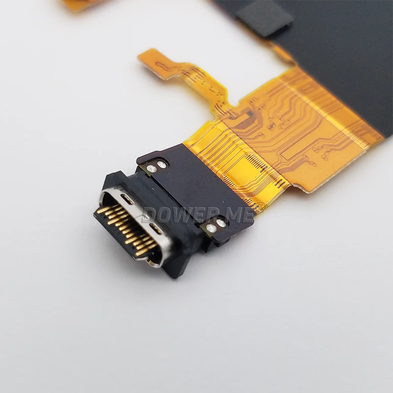 Dower Me USB Connector Type-c Charger Charging Port Flex Cable For Sony Xperia XZ2 Premium H8166 XZ2P Plus 5.8\