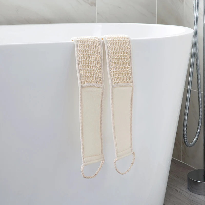 1 Pcs Unisex Morbida La Cura della pelle Esfoliante Loofah Spugna Back Strap Bagno Doccia Massaggio Del Corpo Spa di Pulizia Scrubber Spazzola per