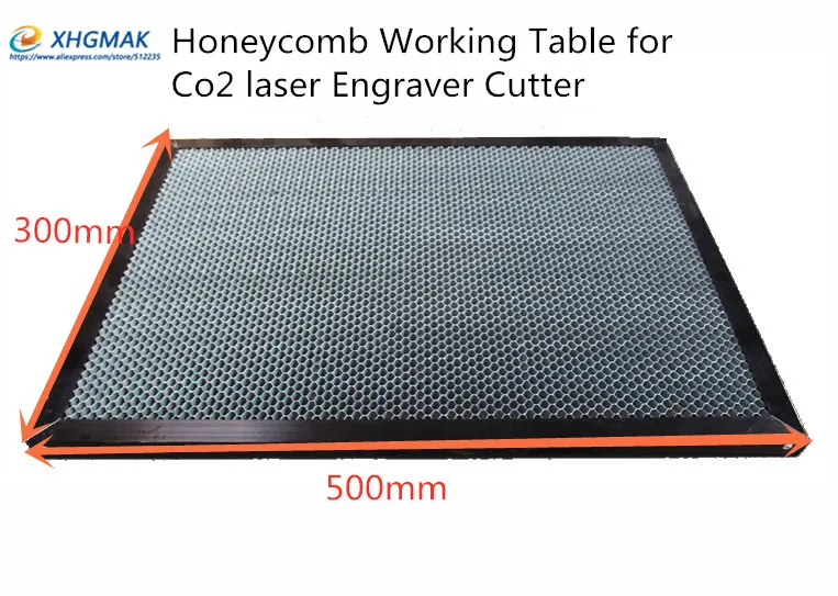 300x500mm Honeycomb Working Table Laser Machine CO2 Laser Engraver Cutting Steel Mesh for Stamping Curving Cutting Machine