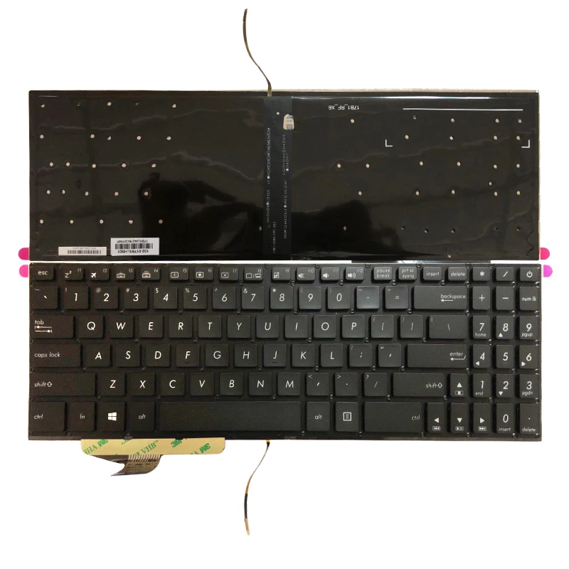 

Hot sale N580 US Keyboard for ASUS M580 black laptop keyboard backlit