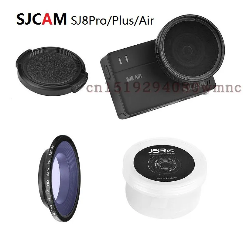 SJCAM Accessories 40.5mm CPL Filter Slin MC UV Filter Protect Lens Cap for SJ8 Pro/Air/Plus Action Camera Lens Protector Cover