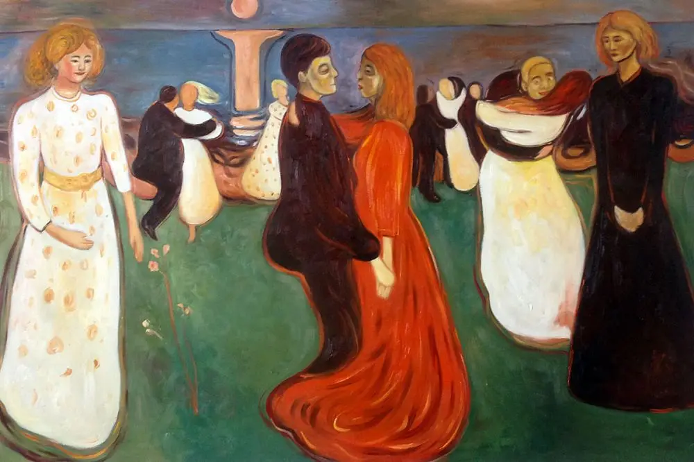 

Decorative Art Dance Of Life, 1899-1900 Edvard Munch Abstract Painting Portrait Oil Painting on Canvas Handpainted