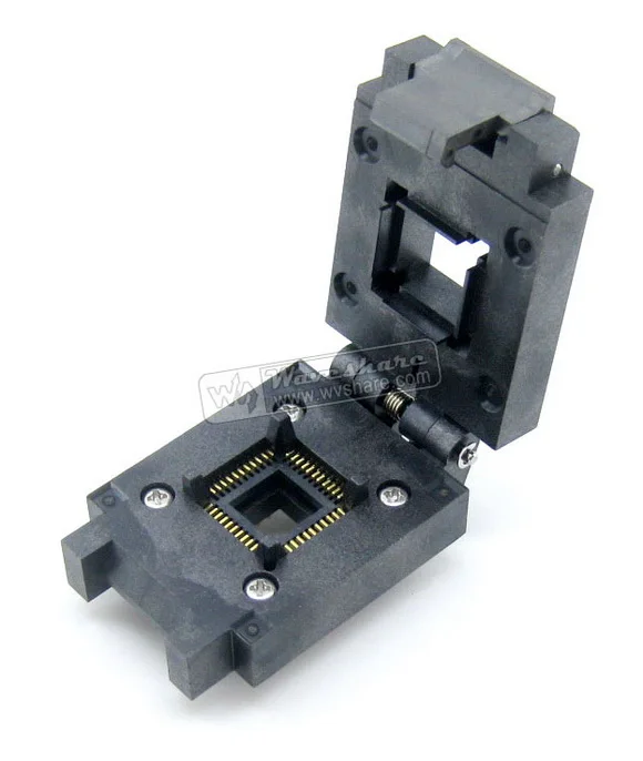 FPQ-44-0.8-17 Enplas IC Test & Burn-in Socket for QFP44/TQFP44/FQFP44/PQFP44 package 0.8 mm Pitch