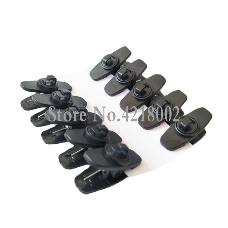 10PCS Pro Spare Replaceable Plastic Clip for Sennheiser ME4 Lapel Lavalier Microphone Mic Anx CX IE Earphones 1mm-1.5mm