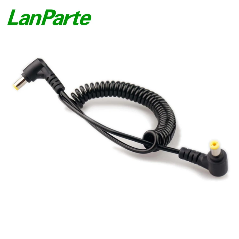 Lanpartre Giallo-Punta Della Macchina Fotografica di CC 55-21 Primavera Cavo di Alimentazione per la Batteria Pizzico e DSLR Camera