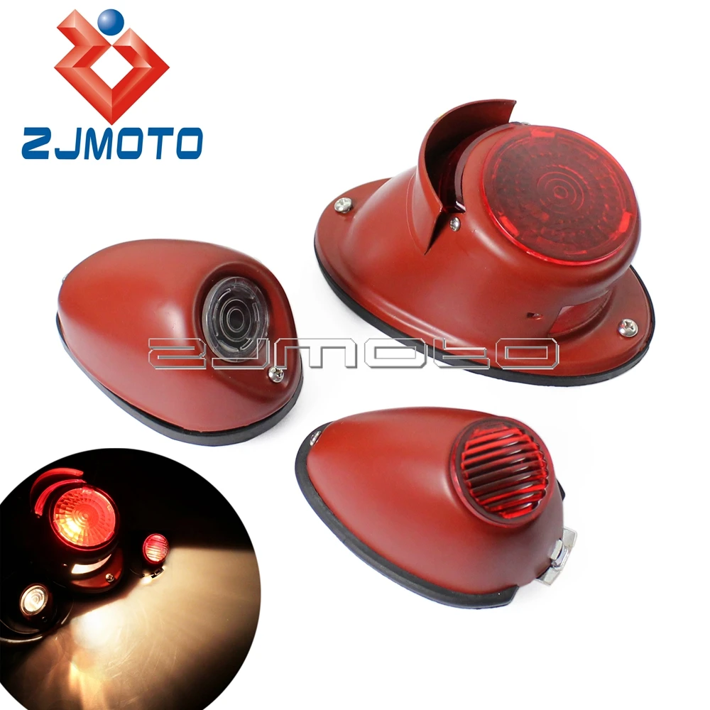 For Zundapp DB DS DBK KS KS750 Sidecar Rear Light For BMW R12 R75 R51 R61 R66 R71 Side Tail Light