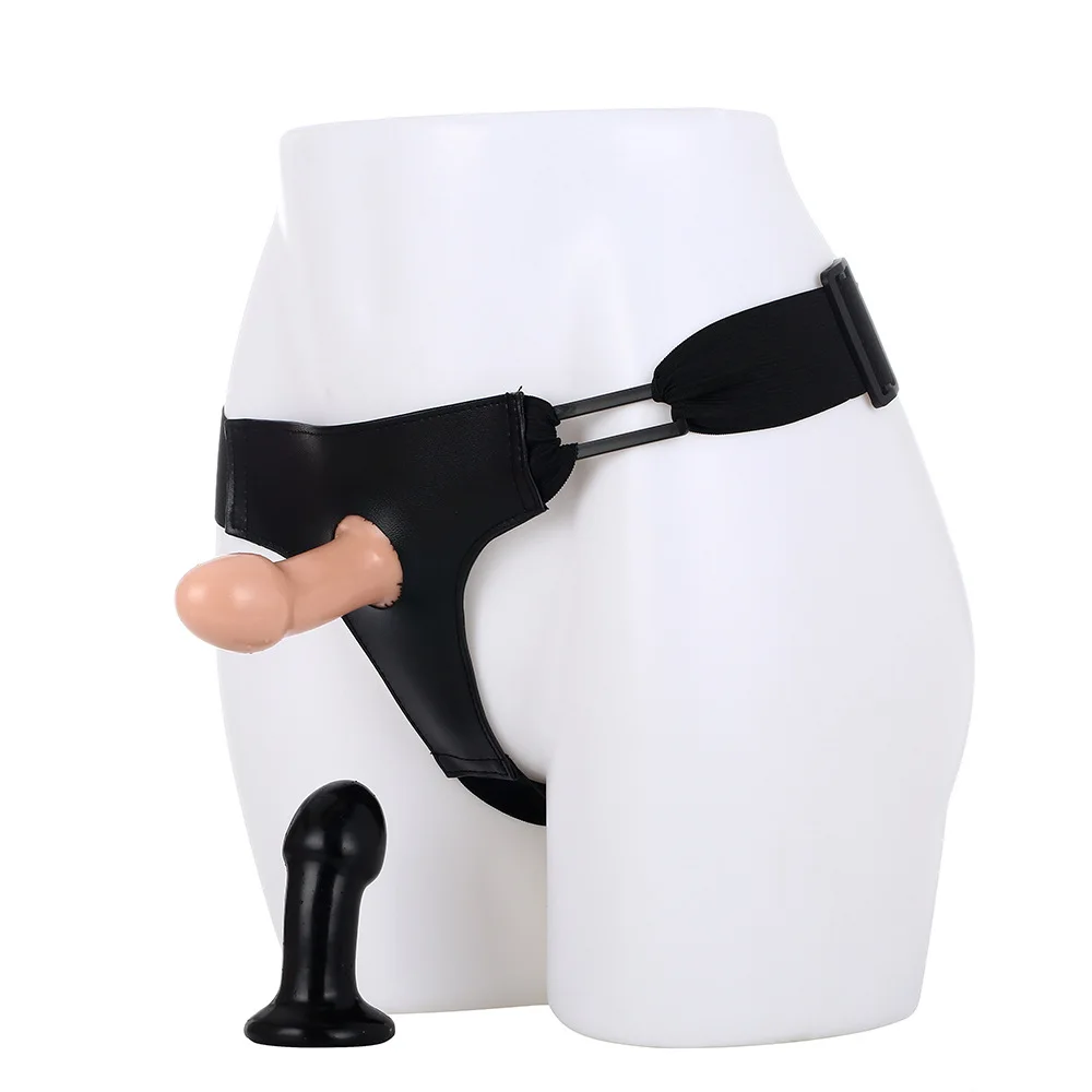 Mini gode à sangle pour massage du point G, super petit gode, culotte réaliste, pénis Éléducatif, plug anal, jouets sexuels, gay, Bsie m gode