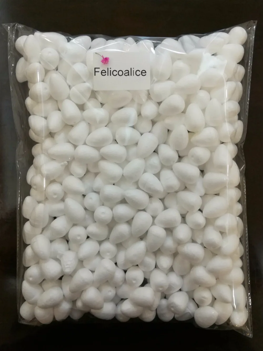2/2.5/3/3.5/4/5.5cm 10pcs~80pcs White Foam Rose Bud For Nylon Flower Making Material Supplies Nylon Stocking Flower Accessories