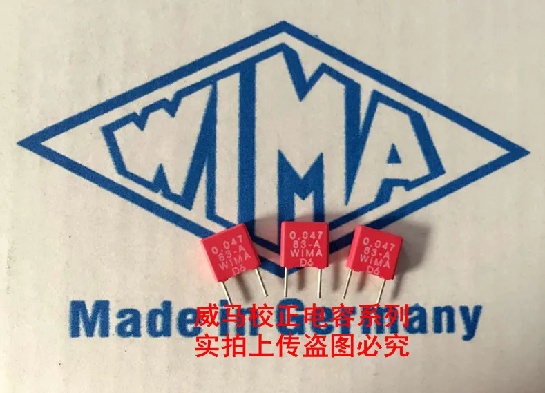 

2020 hot sale 10pcs/20pcs WIMA Germany Capacitor MKS2 63V 0.047UF 63V 473 47n P: 5mm Audio capacitor free shipping