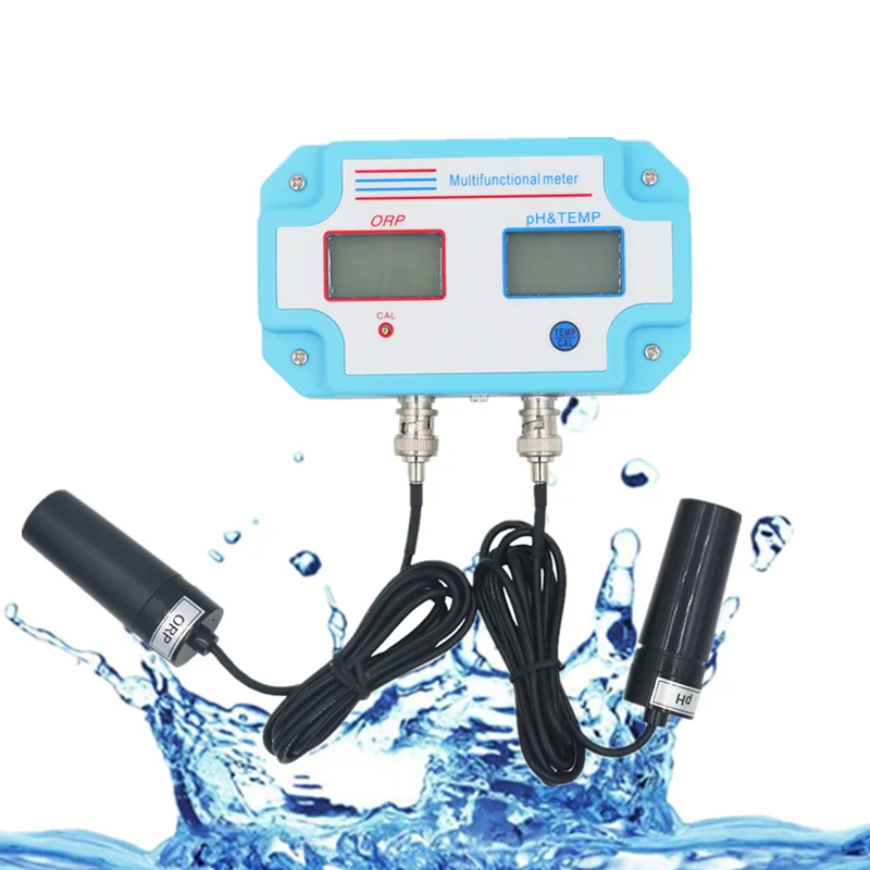 2 in 1 PH ORP Meter Professional Digital Multi-function Water Quality Analyzer Monitor For Drinking Water Aquarium Swimming Pool