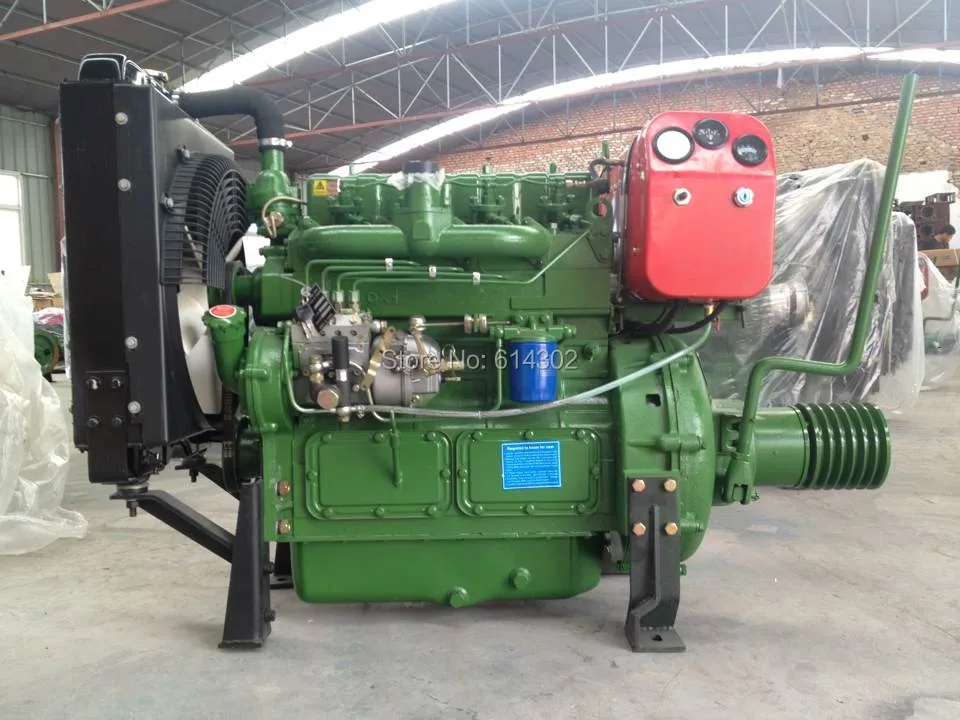 

ZH4100P fixed Power 40kw/2000rmp weifang diesel engine with clutch connecting