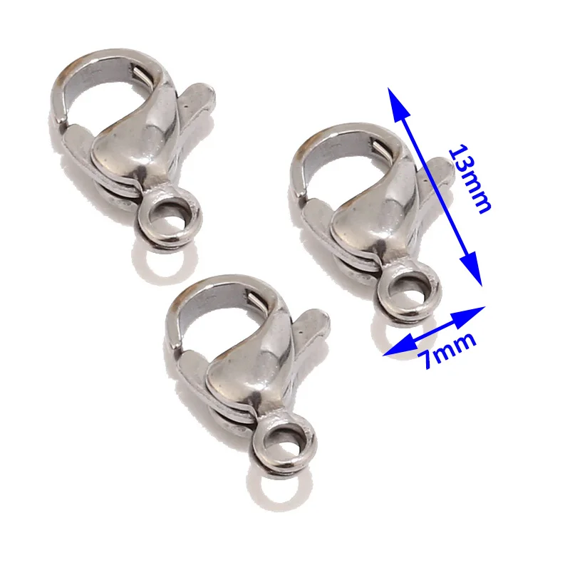 60 Pcs Rose Gold Rvs Kreeft Sluitingen Voor Sieraden Kettingen Maken Diy Bevindingen