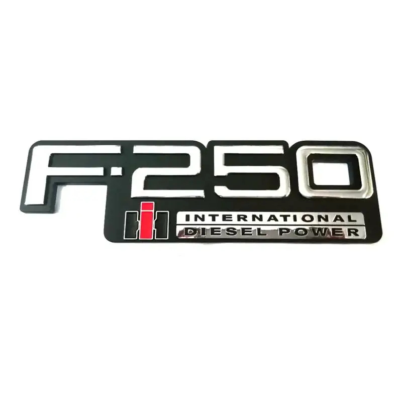 

ABS Plastic F250 F-250International Power Car Sticker Emblem Badge Embleme Emblema