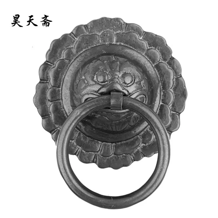 [Haotian vegetarian] antique copper beast handle / Antique Hardware / antique furniture copper fittings HTA-018