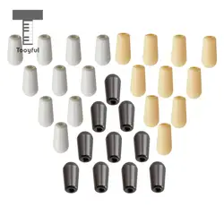 Tooyful 10 Pcs Plastic 3 Way Pickup Lever Selector Toggle Switches Knobs Cap Tip Buttons for ST SQ Electric Guitar