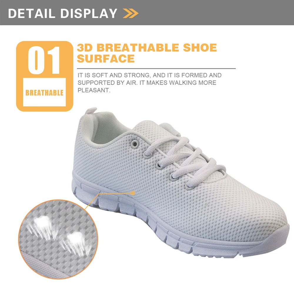 INSTANTARTS 3D Colorful Paint Printed Men Casual Sneaker Shoes Summer Mesh Sneakers for Male Fashion Lace Up Flats Homme Zapatos