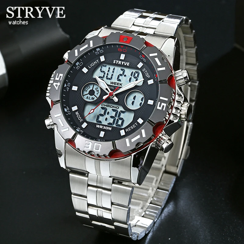 

Relojes Hombre 2023 STRYVE Mens Watches Top Brand Luxury Wrist Watch Men Sports Quartz Man Wristwatches Clock Relogio Masculino