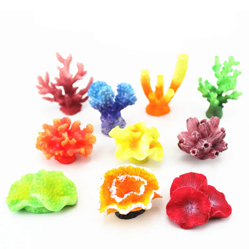 

Multicolor Resin Aquarium Ornament Artificial Sea Star Fake Coral Hiding Ornament for Fish Tank Decor Aquarium Accessories