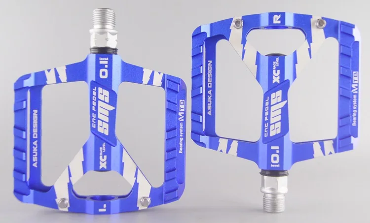 SMS Bicycle Pedals Aluminum Alloy Thread Sealed Bearings MTB Pedal Road Cycling Riding BIKE Pedals