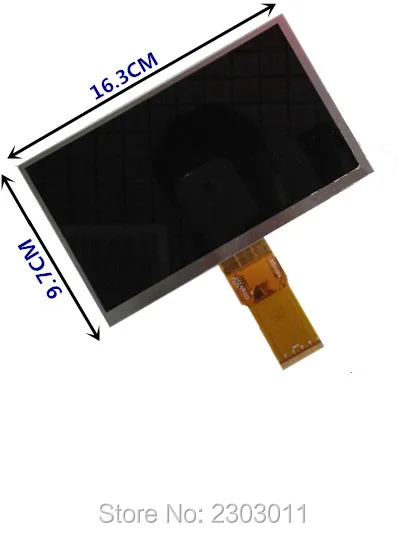 1024x600 50pin orignal NEW 7''  tablet pc AINOL Novo NUMY 3G AX2  lcd display screen   LCD matrix