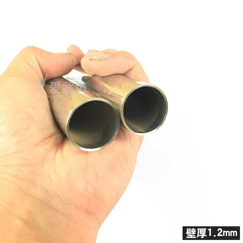 Kung fu stick connecting pipe  stainless steel pipe  screw