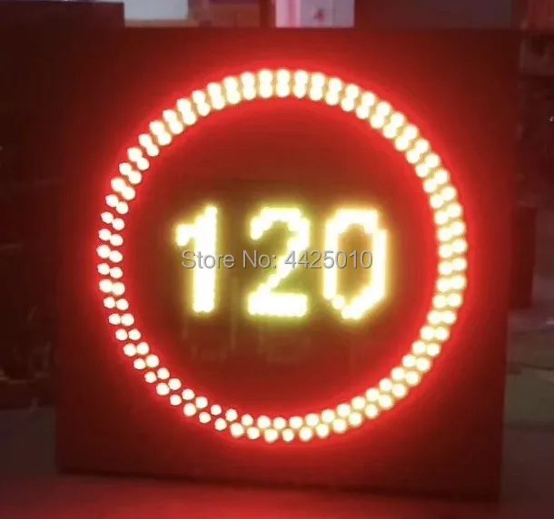 2018 China 30 to 120 hours / 1 hour LED traffic speed limit sign  LED highway speed limit LED traffic signage,