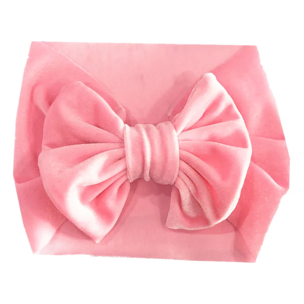 

Toddler Newborn Kids Girls Bowknot Velvet Headwear Cute Princess Baby Girl Headband Hair Band Accessories Headwear For Infant