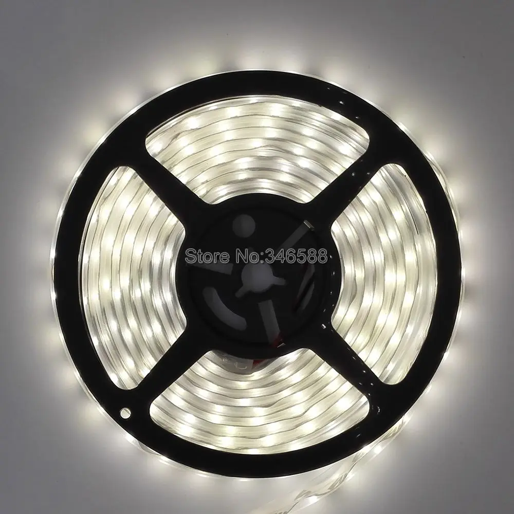 12V 5m 5630 5730 LED Strip Light IP20 IP65 Waterproof Warm Cold White Red Green Blue 4000K Flexible Tape 60LED/m or 120LED/m