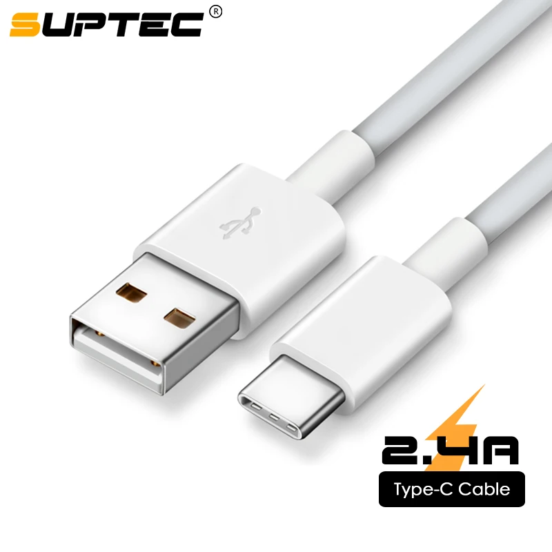 SUPTEC USB Type C Cable for Samsung S9 S8 Fast Data Sync USB-C Charging Wire Phone USB Charger Cord For Xiaomi Mi9 Redmi Note 7