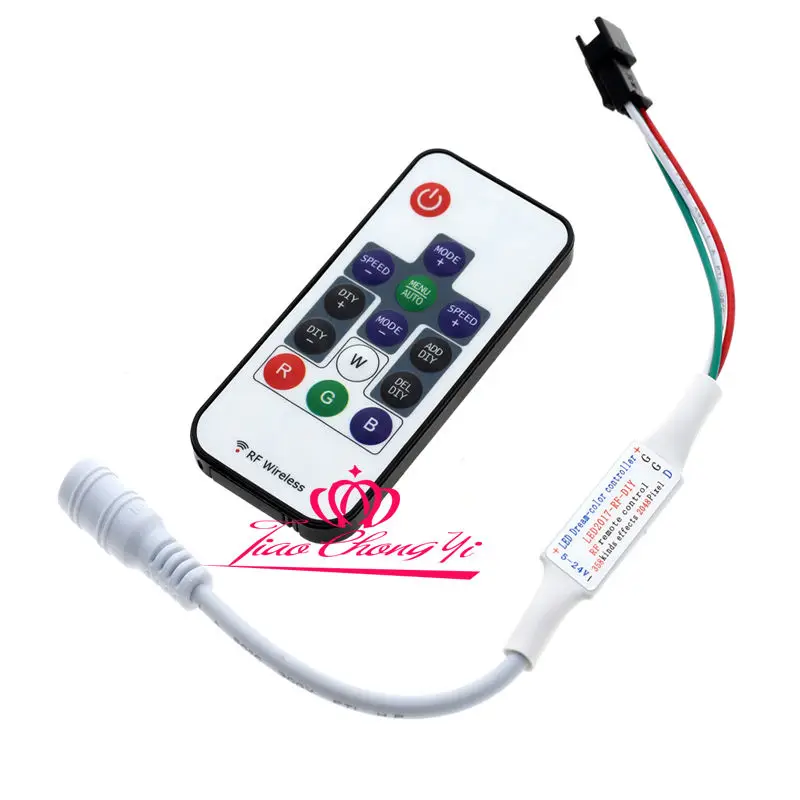 14key 2017 5-24V RF LED Remote Controller for WS2811 WS2812B LED Strip Light
