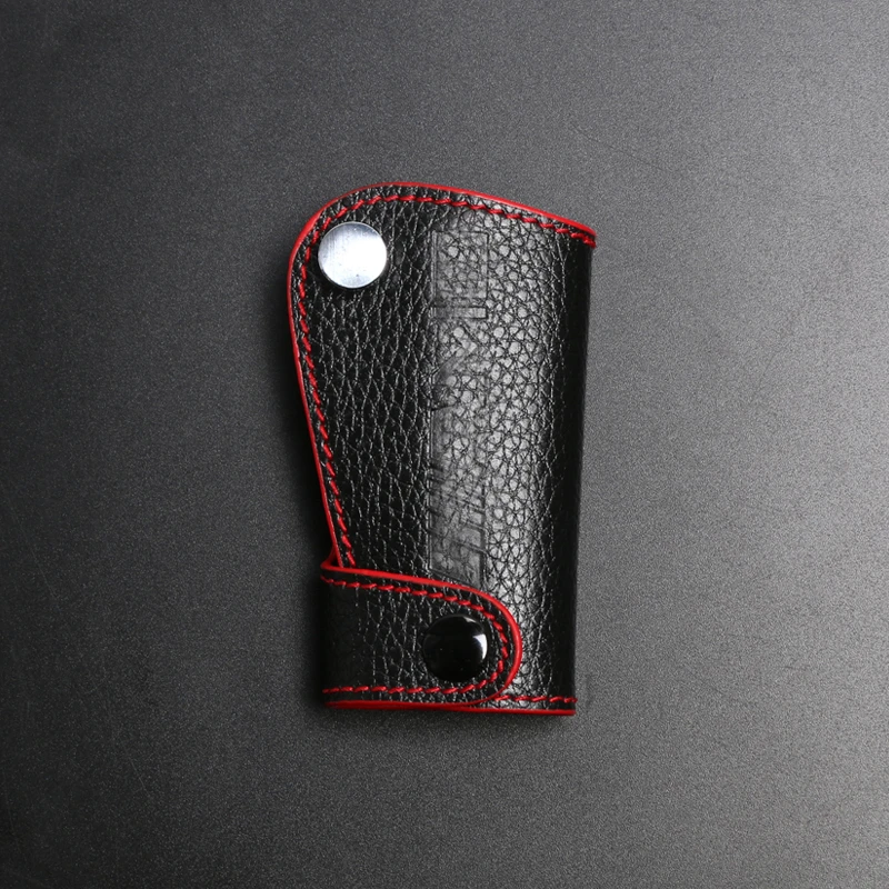 SRXTZM Cowhide Leather Key Case Car Cover Shell Keychain Accessories For Mercedes Benz W204 W203 W205 W211 C S E Class GLA GLK