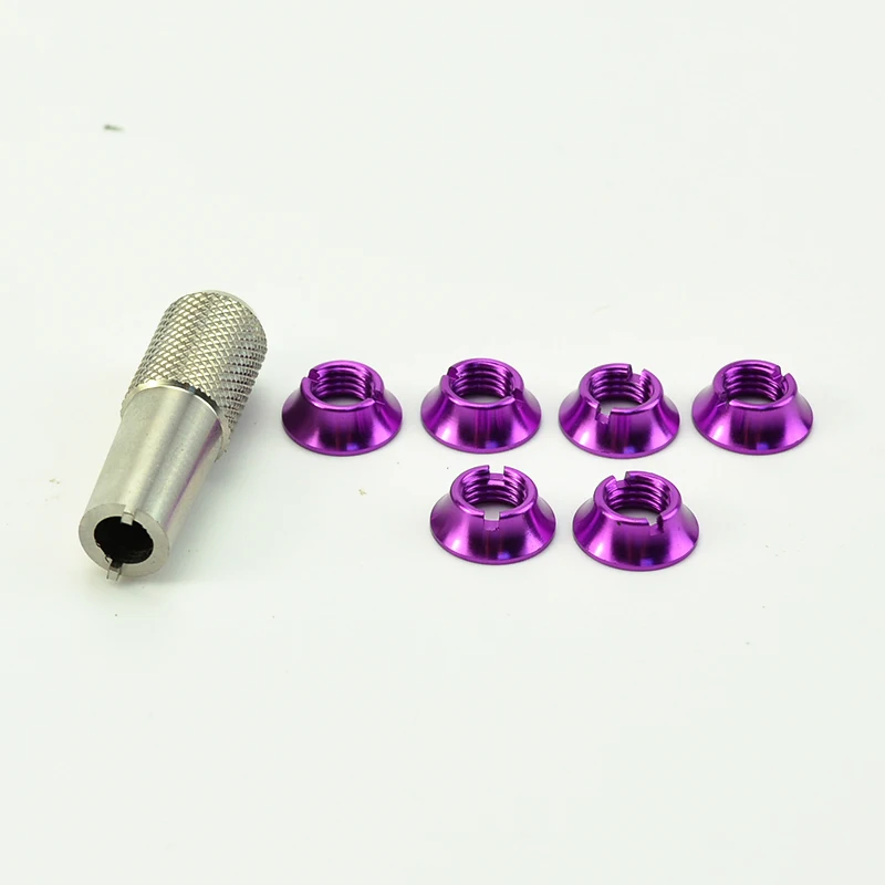 FUTABA-جهاز التحكم عن بعد JR/Frsky ، مفتاح تبديل الجوز ، الألومنيوم ، اللون