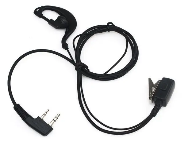 Brand 2 PIN Small Square PTT Earpiece for QUANSHENG PUXING WOUXUN KENWOOD Radio