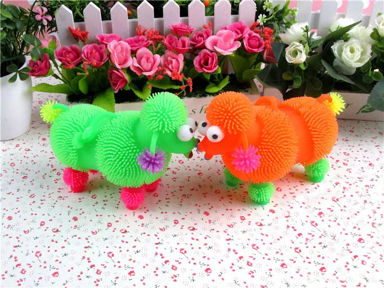 Poodles bola de ventilação o filhote de cachorro flash luz crianças virar brinquedos de software de descompressão 2021