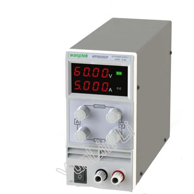 0-60V/0-5A DC Power Supply 110V-230V 0.1V/0.001A LED Digital Adjustable Switch Voltage Regulators KPS605DF