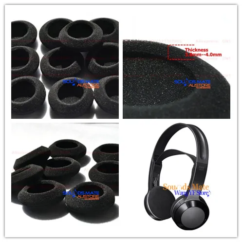 5 Pairs of Sponge Ear Pads Foam Cushion Cover For Sony MDR IF 245 RK RF IF Wireless Headphone Headset