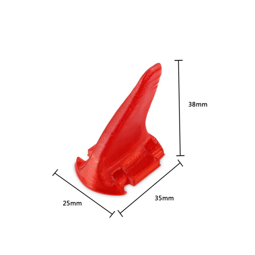 2pcs/lot 3D printing TPU Top Board Mount anti-turtle seat/Shark fin/Unicorn Taking off Bracket for FPV RC Racing drone parts