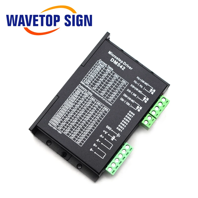 WaveTopSign Electric Lift Worktable 600mm with Driver DM542 and Motor 57BYGH250E-52 use for Laser Marking Machine