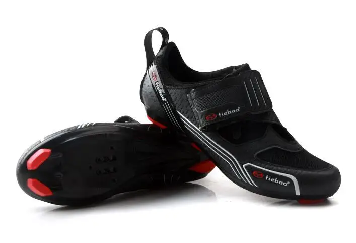 Triathlon Shoe Lock Shoes, Road and Mountain Bike Riding Shoes, Breathable Anti - Skid Lock Shoes