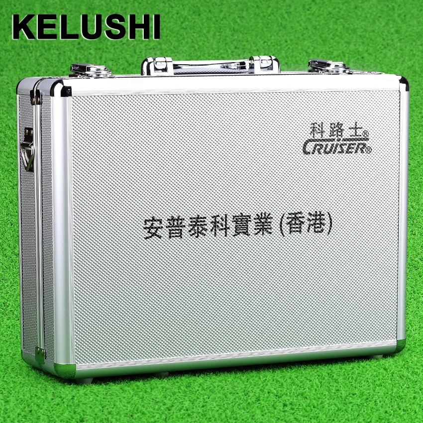 KELUSHI FTTH Cold Junction Toolbox Fiber Network Hardware Tool Box Empty Aluminum Alloy Sliver Color Structure