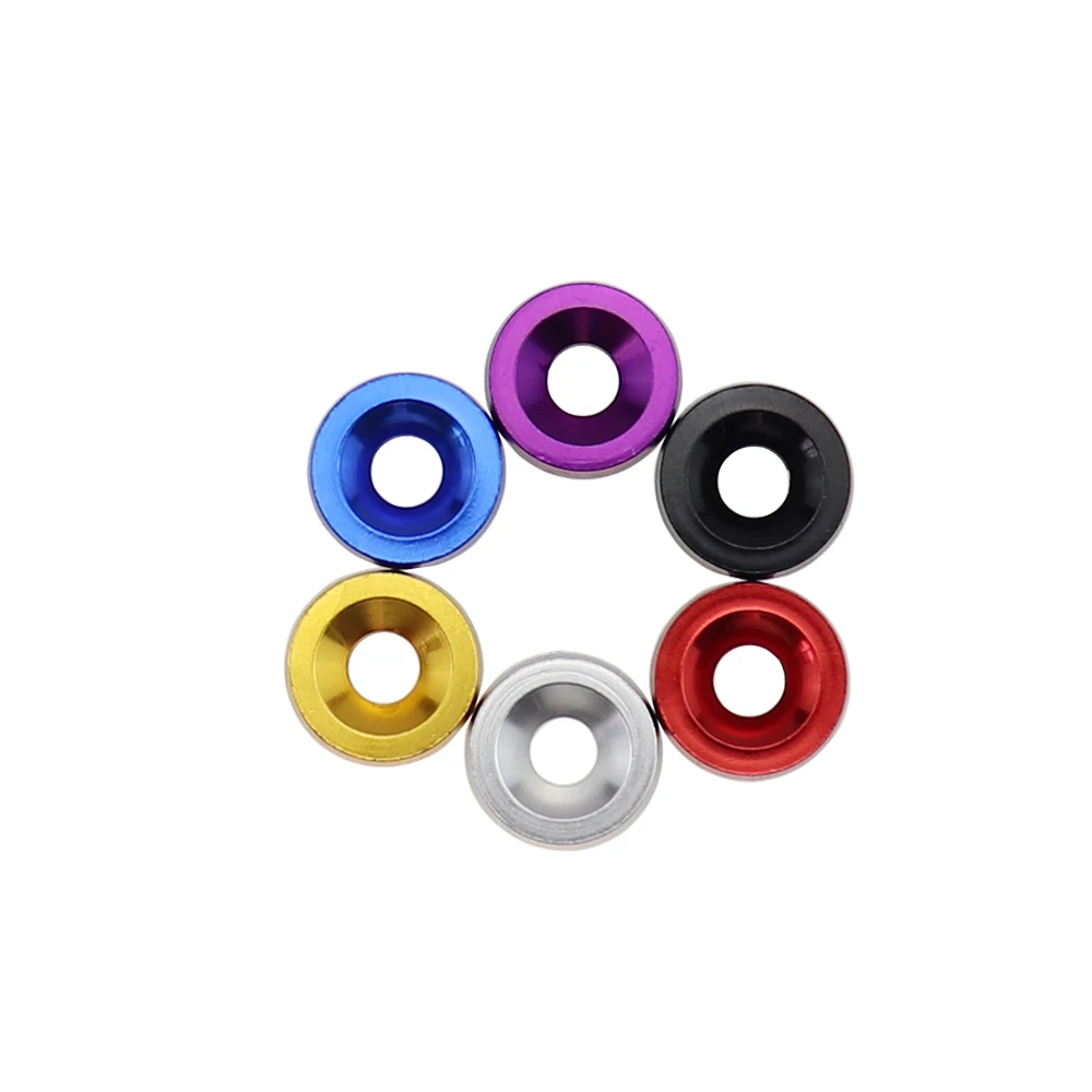 10pcs/set JDM Style Washer Nut License Plate Bolts Fender Flare Stickers M6x20 Universal Auto Car Styling Tuning Modification