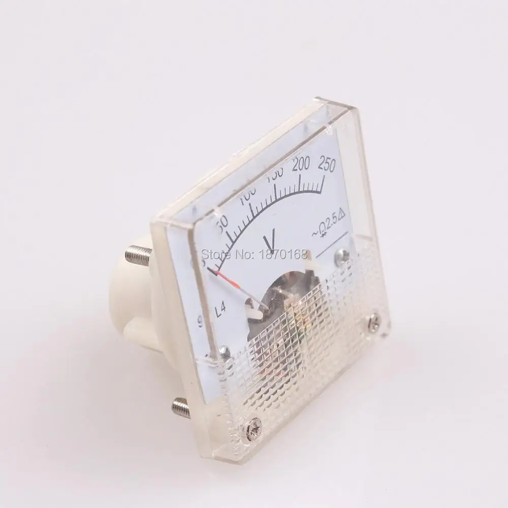 91L4 Analog Panel Volt Voltage Meter Voltmeter Gauge AC 0-250V