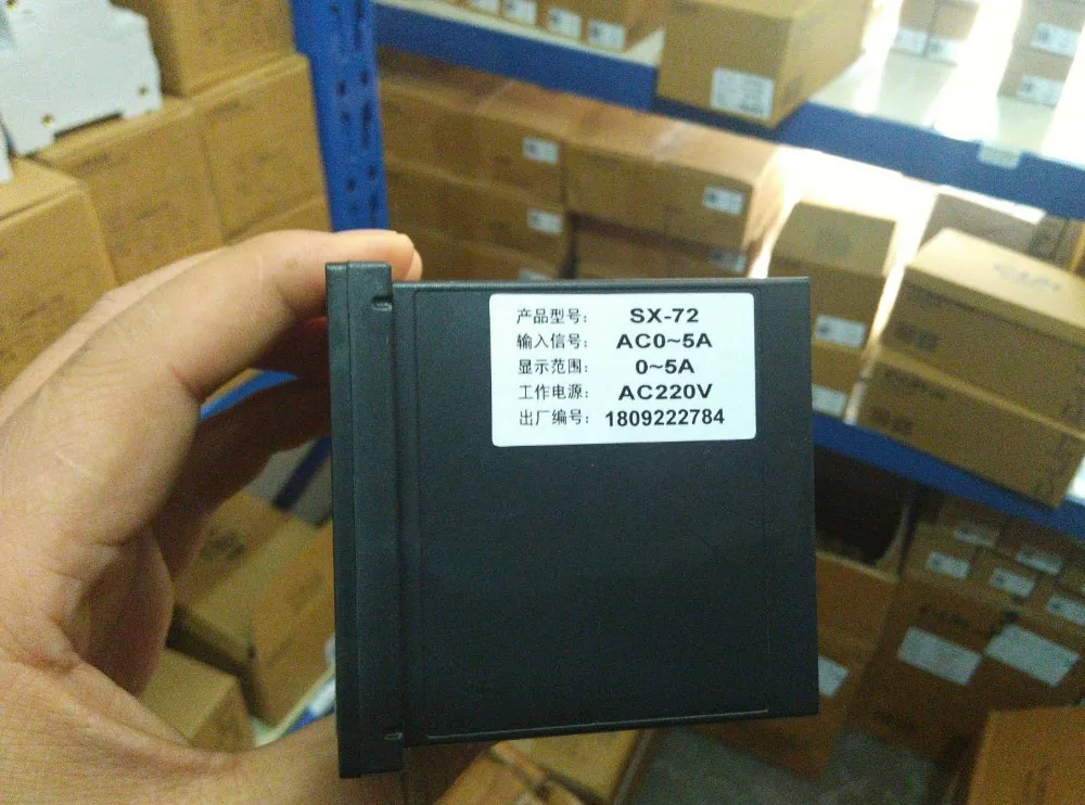 Brand new original authentic C-Lin SX-72 Digital AC Ammeter AC220V Input AC0-5A