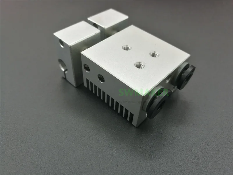 Chimera Dual Extrusion Head 2 in 2 out V6 Hotend Kit With Thermocouple and Update Head Sink - 3D printer parts