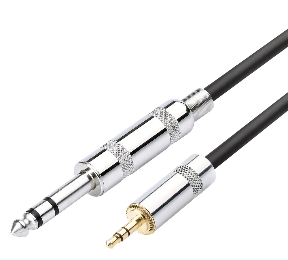 

6.5/6.35/6.3 to 3.5 Double track 3.5 mm stereo sound Audio cable computer mic sound card microphone amplifier Audio equipment