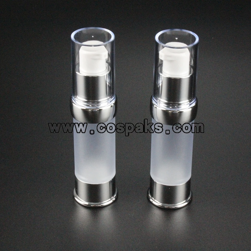 

15ml Eye Cream Airless Bottle | 15ml Kosmetik Packaging | ZA218-15ml Frost Airless Pump Bottle